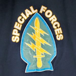 Navy 'Special Forces' T-Shirt Mens M